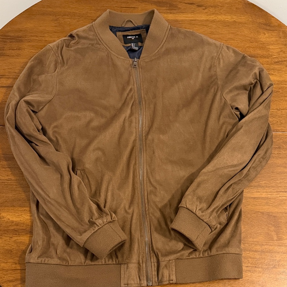 Forever 21 Men’s Brown Bomber Jacket